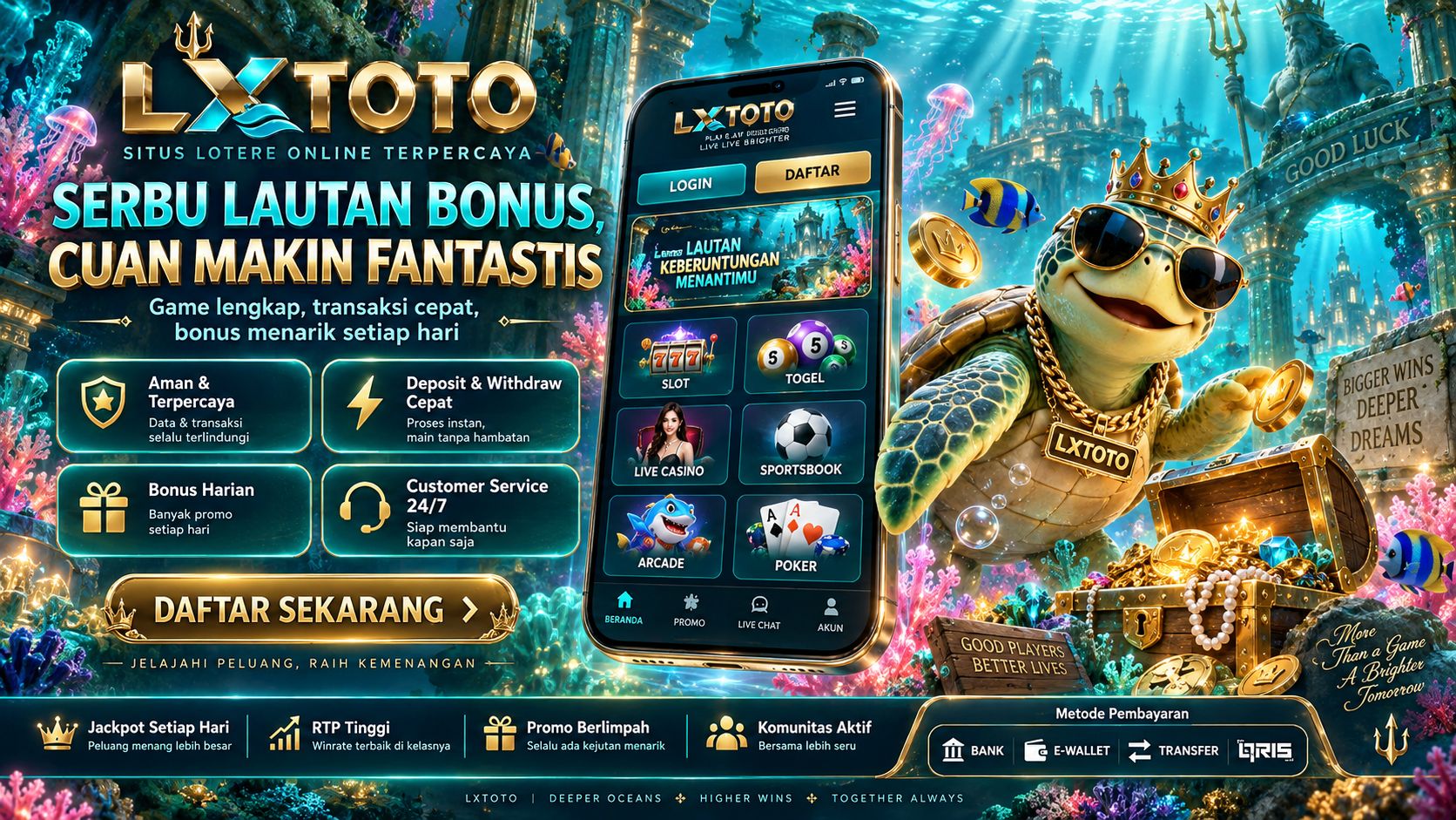 Banner LXTOTO untuk Live Game
